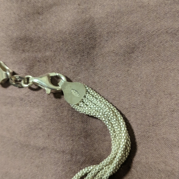 Italian Sterling silver somerset knot bracelet - Picture 3 of 3